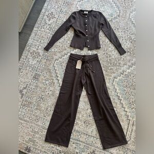 Meshki Dark Chocolate Lounge Set